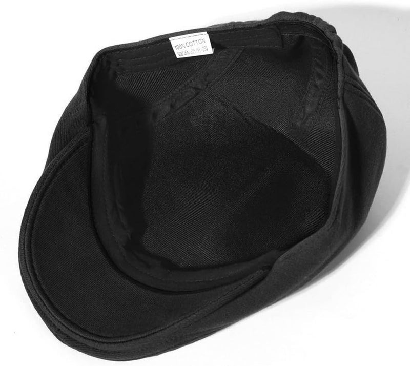 Xinveen Men's Newsboy Hat Adjustable Beret Ivy Cap Irish Cabbie Driving Hunting Hats - Image 4